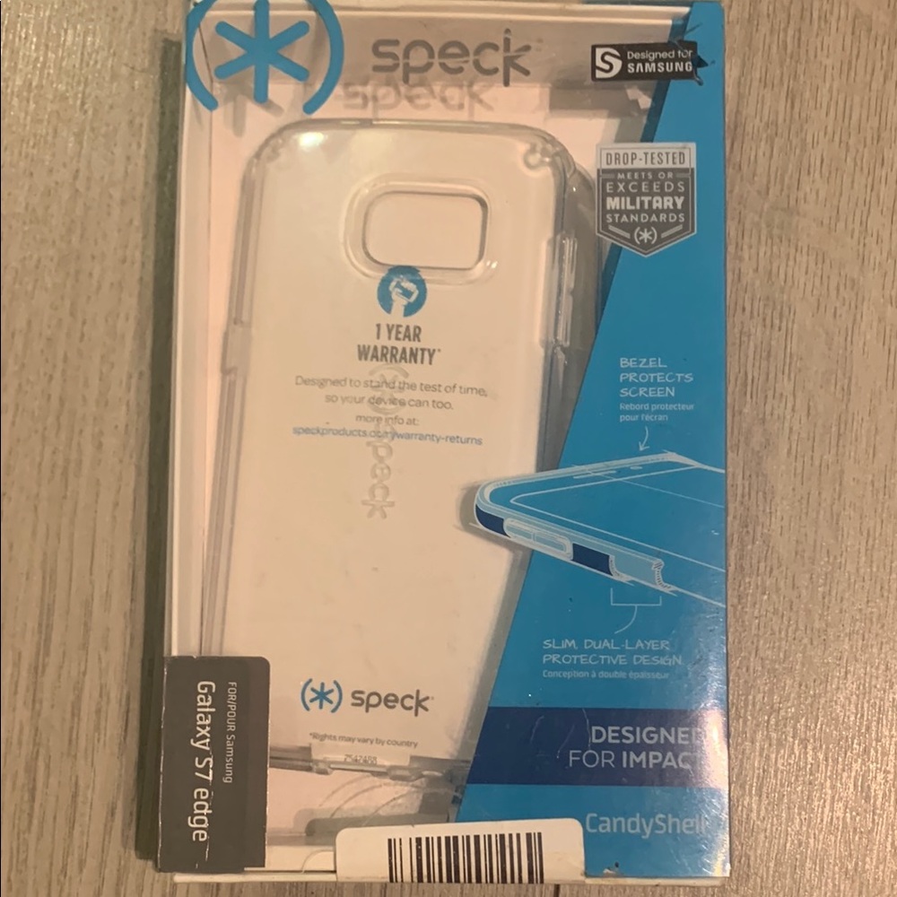 Speck Clear Protective Case for Samsung Galaxy S7 Edge